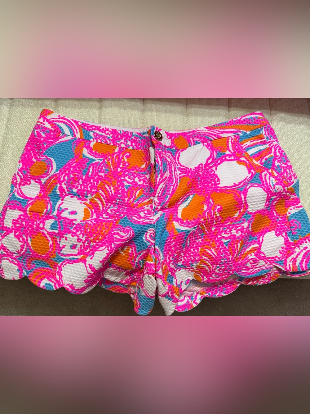 Lilly Pulitzer Callahan Scalloped Shorts